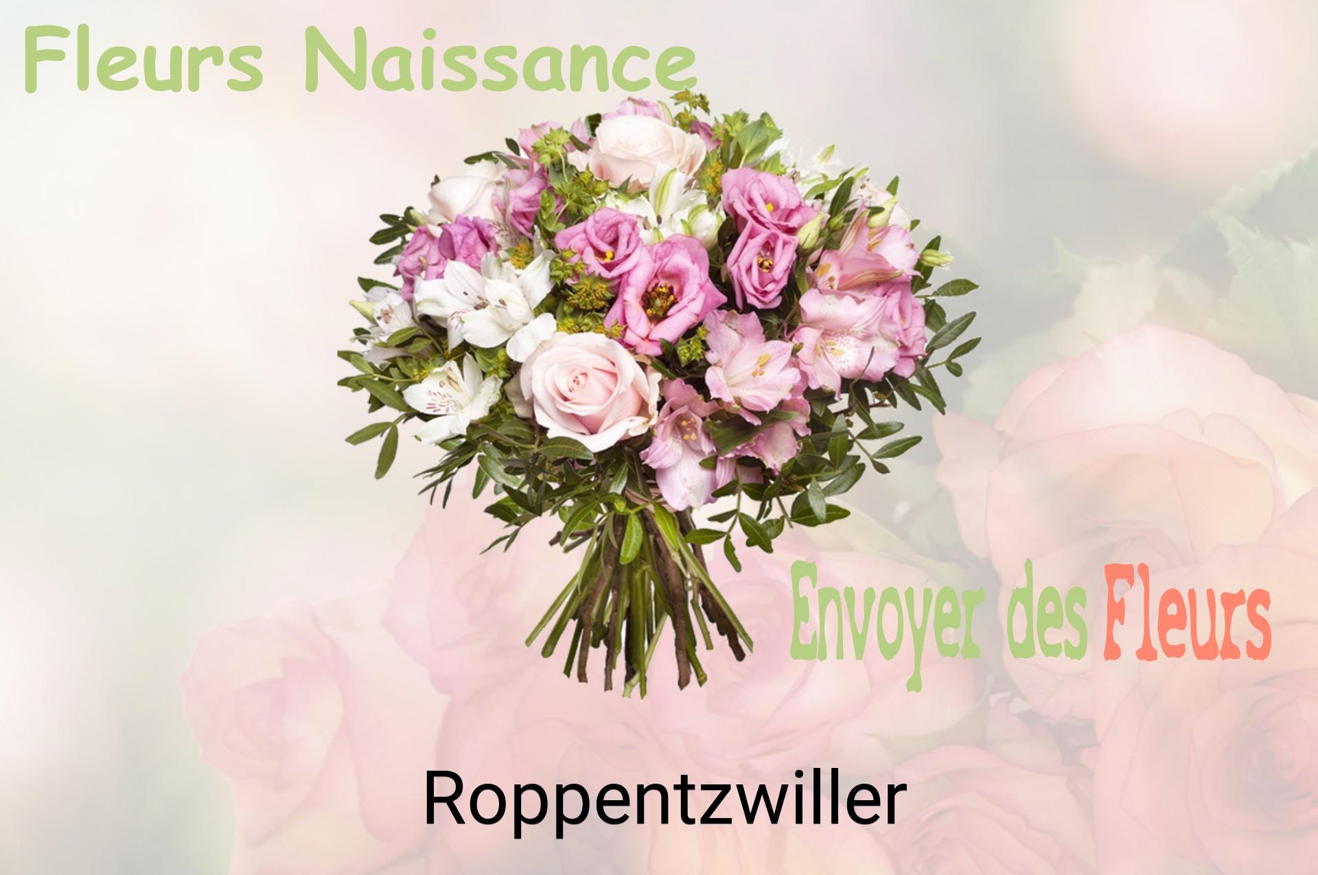Bouquet de fleurs de naissance livré à Roppentzwiller